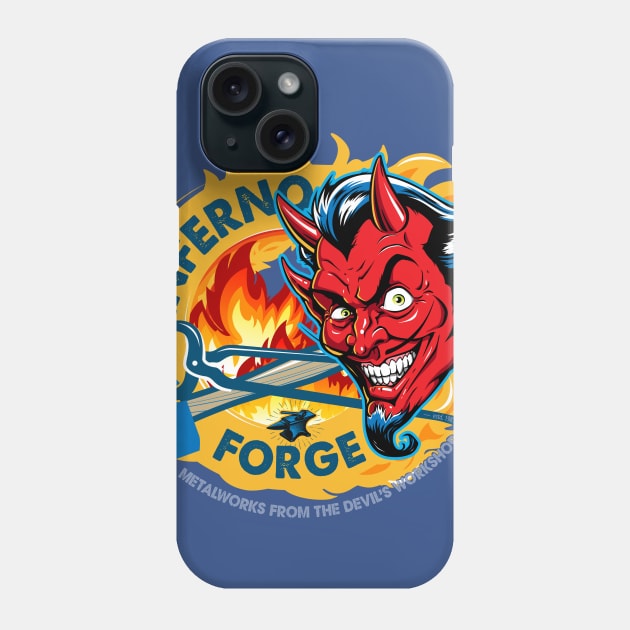 Inferno Forge Phone Case by spicoli13