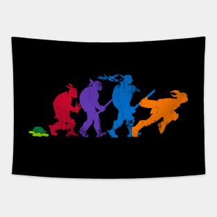 Turtles Evolution Tapestry