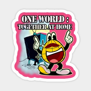 One World: Together at Home! Magnet