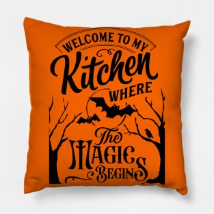 Welcome to my kitchen Pillow