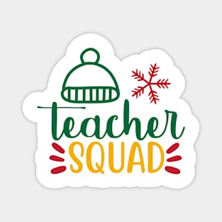 Christmas Teacher Squad Magnet