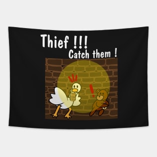 cute thief Tapestry