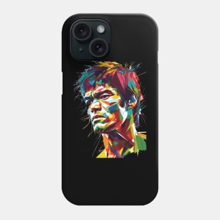 Bruce lee kung fu WPAP Art Phone Case