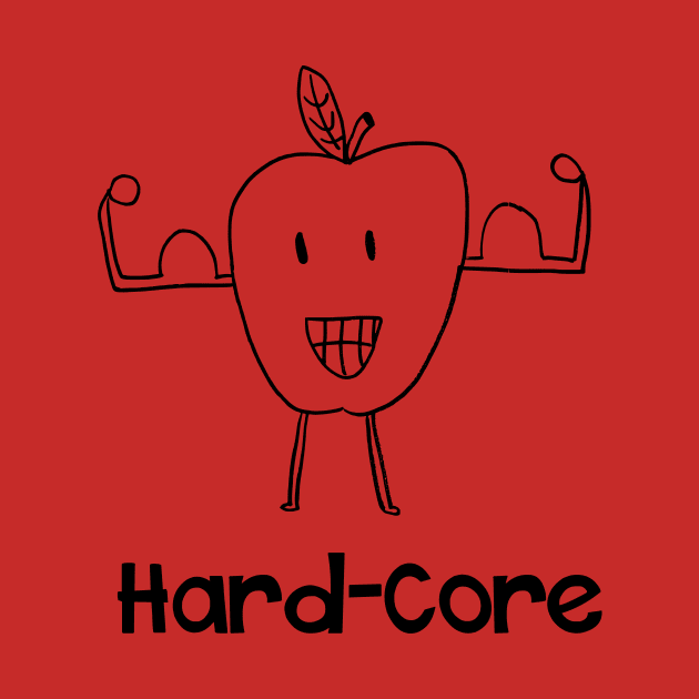 Hard-Core Apple by Monkey&MeTees