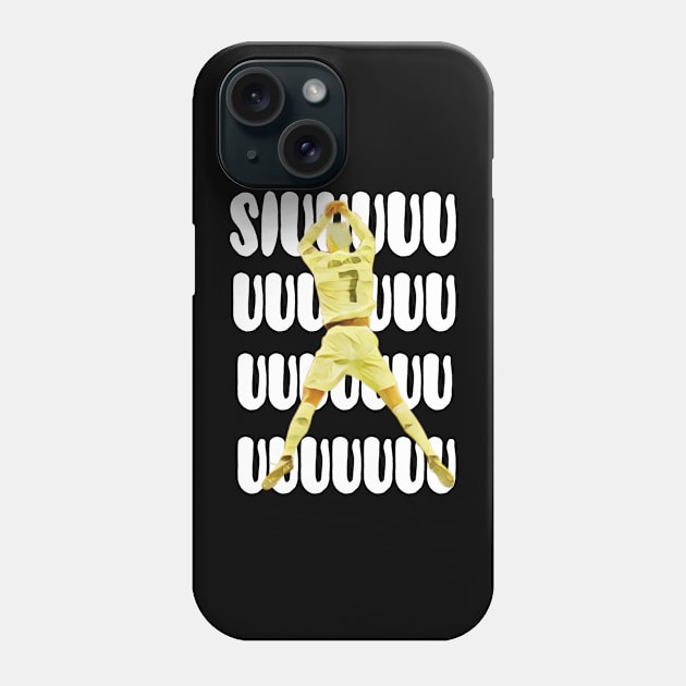 Cristiano Ronaldo siuuu Phone Case by TshirtMA