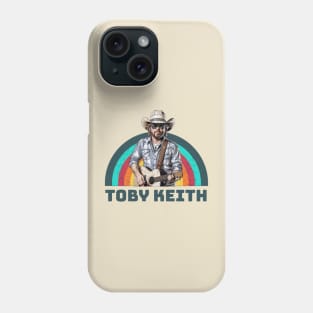 toby// singer vintage country music v43 Phone Case