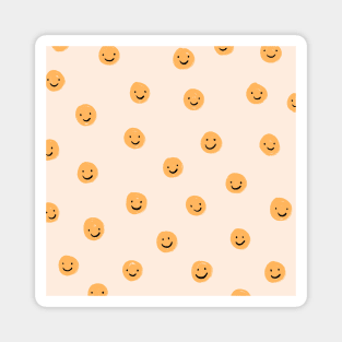 Mustard Smileys Magnet