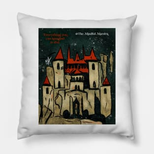 Picasso Style Dracula’s Castle Pillow