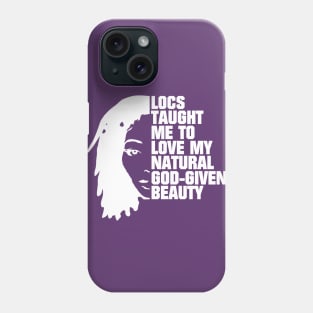 Locs Dreadlocks Silhouette Quote Phone Case