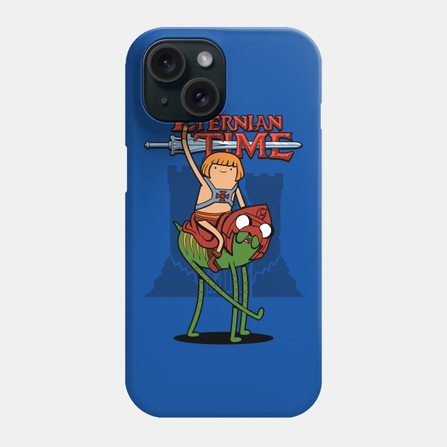 Funny Cute Superhero 80's Cartoon Adventure Mashup Parody Phone Case by BoggsNicolas