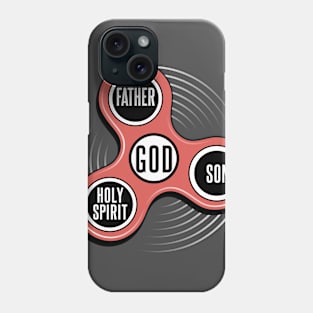 Fidget Spinner Holy Trinity Christian T-shirt Phone Case