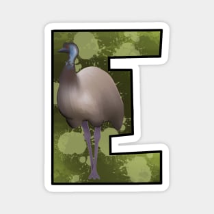 E is for emu Magnet