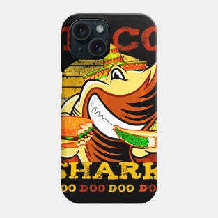 Cinco De Mayo Baby Toddler Taco Shark Phone Case