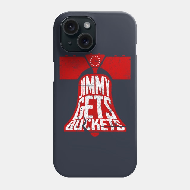 Jimmy Gets Buckets Phone Case by huckblade