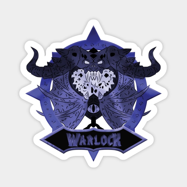 Warlock Class - Crest Magnet by Sentinel777