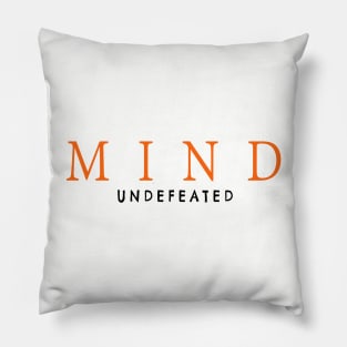 MIND Undefeated | Inspirational Streetwear Pillow