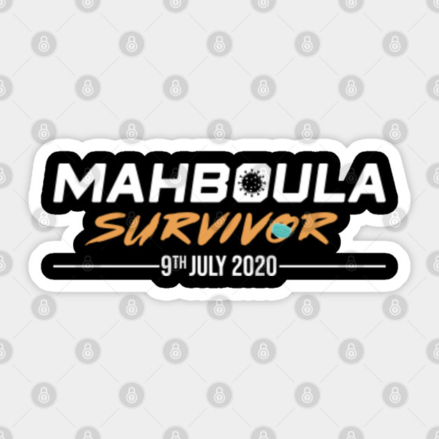 Mahboula Survivor Great Gift For Mahboulians Mahboula Sticker Teepublic