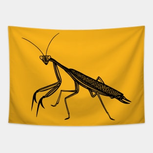 Praying Mantis - hand drawn detailed animal lovers design Tapestry