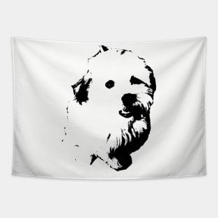 cute dog, puppy, havanese, bolonka, giftidea Tapestry