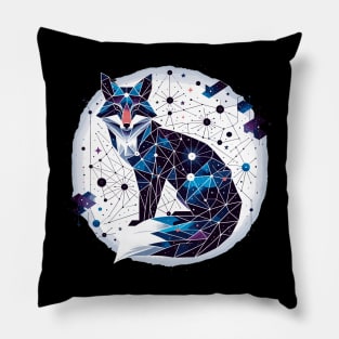 Celestial Vulpine: Starry Fox Pillow