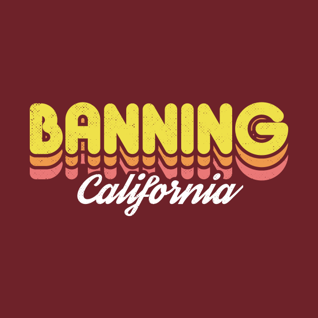 Retro Banning California by rojakdesigns