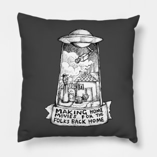 Subterranean Homesick Alien - Radiohead Illustrated lyrics. Pillow