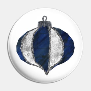 Bauble - Blue midnight lantern Pin