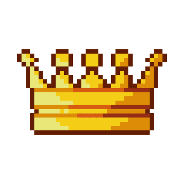 king's crown pixel by Poulpimousse