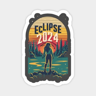 solar eclipse 2024 Magnet