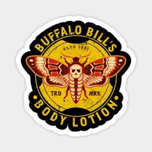 Buffalo bill’s Body Lotion - Distressed Design Magnet