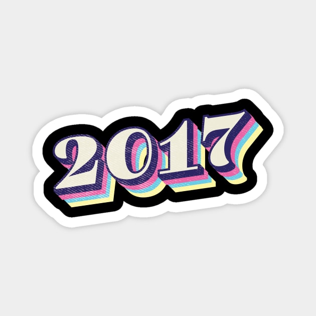 2017 Birthday Year Magnet by Vin Zzep