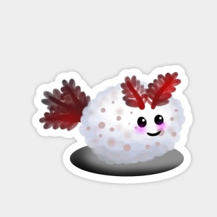 Fluffy cute sea slug bunny Magnet