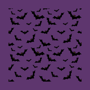 Halloween Bat Pattern T-Shirt