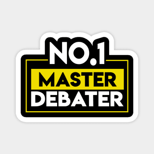 Master Debater - Funny Debating Magnet