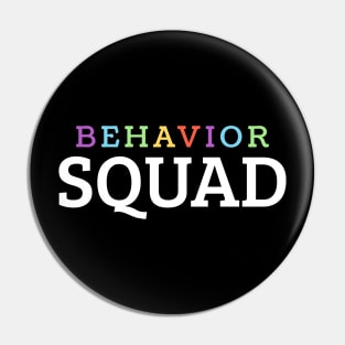 Behavior Squad - Colorful Bold Pin