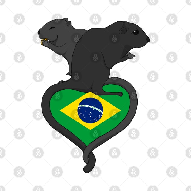 Gerbil Brazil (dark) by RampArt