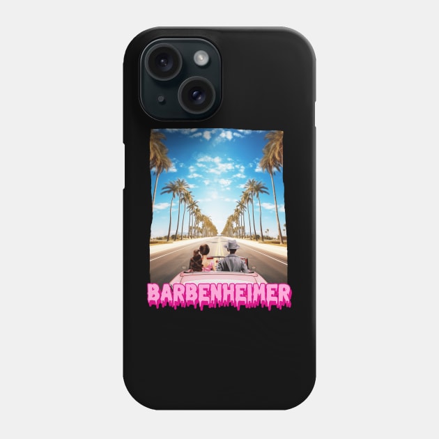 Barbie x Oppenheimer | Barbenheimer retro Phone Case by TheRelaxedWolf