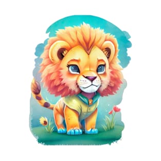 colorful cute lion T-Shirt