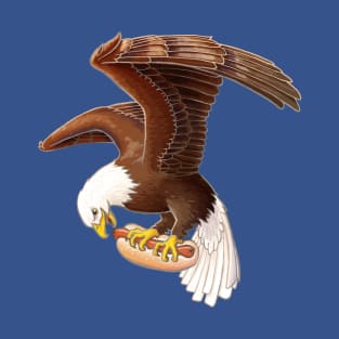 Hotdog Eagle - Fourth of July Tribute T-Shirt