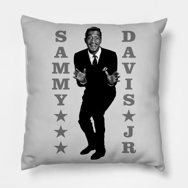 Sammy Davis Jr. Pillow by PLAYDIGITAL2020