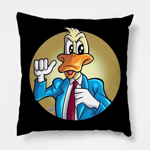 Howard the Duck Pillow by sergetowers80