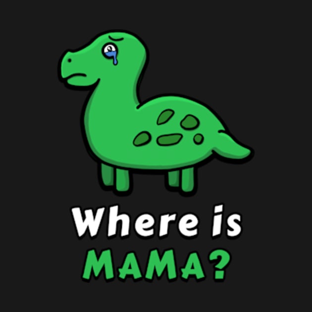 Sad dinosaur - Where is mama ? by sungraphica