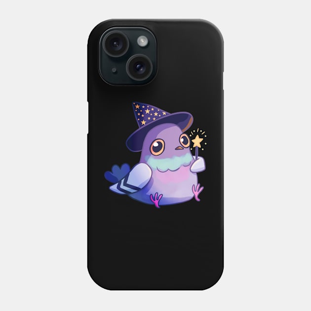 Pigeon wizard Phone Case by Yarafantasyart