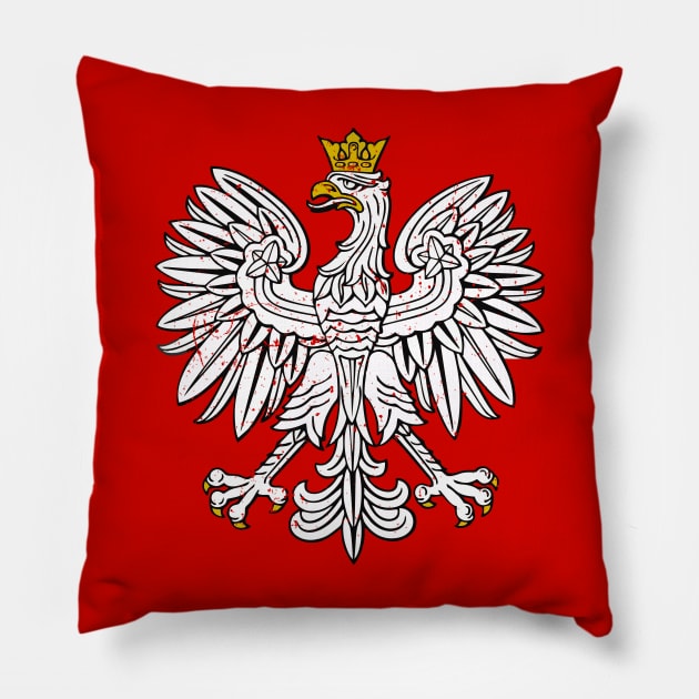 Poland Eagle - Polski Pillow by Shut Down!