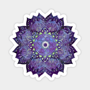 Celtic Mandala, purple Magnet