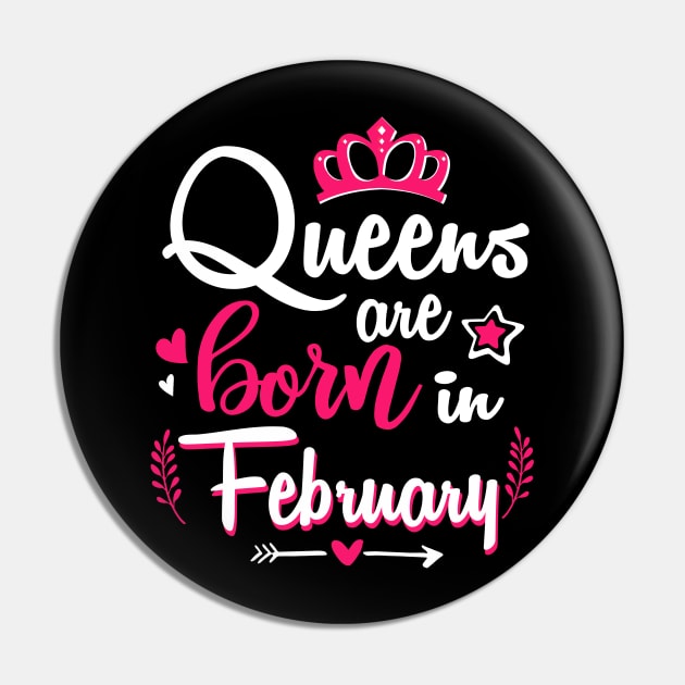 Women Queens Are Born In February Pin by Manonee