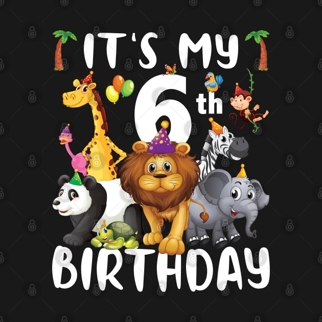 Its My 6th Birthday Safari Jungle Zoo Lovers Birthday Party by Sowrav