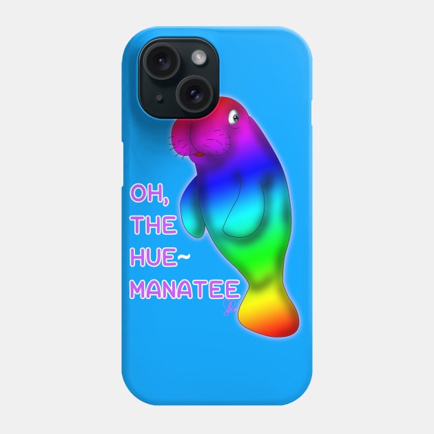 The Hue-Manatee! Phone Case by SamSteinDesigns