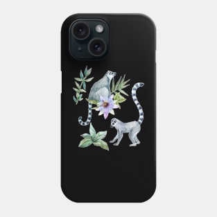 lemur Madagascar animal Phone Case