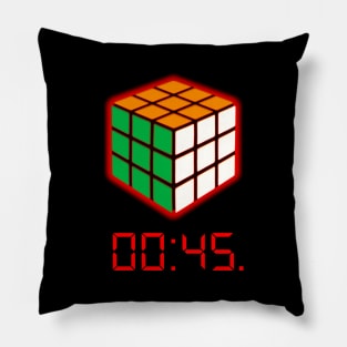 I solve a rubik's cube in 45 seconds t-shirt Pillow